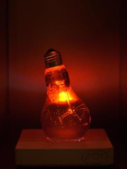 lampe inscandescence orange
